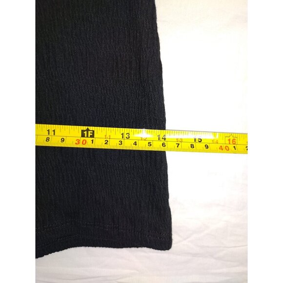 A New Day, Blouse with short sleeves, pullover style, for women size S, Black - Picture 5 of 6